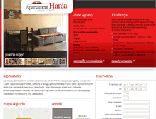 Tablet Screenshot of apartamenthania.pl